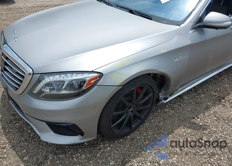 2015 Mercedes-Benz S 63 Amg 4Matic из США, поврежденный, VIN WDDUG7JB1FA192317